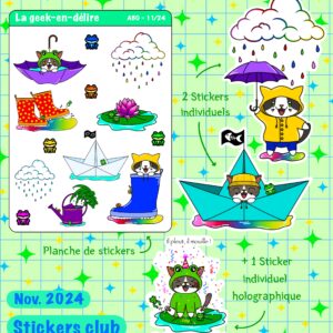 Stickers club - Novembre 24 - Rainy Days