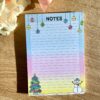 Bloc-notes Noël Pastel - Collection Noël Pastel