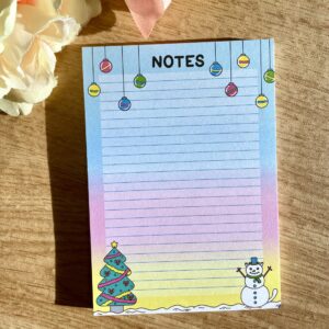 Bloc-notes Noël Pastel - Collection Noël Pastel