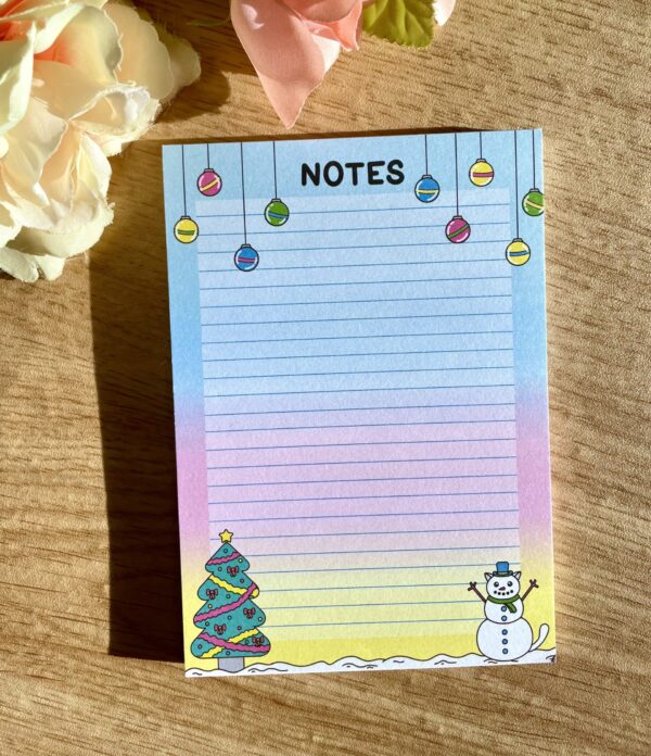 Bloc-notes Noël Pastel - Collection Noël Pastel