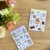 Planche de stickers - Collection Noël Pastel