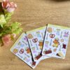 Planche de stickers Gourmandises de Noël - Collection Noël Pastel
