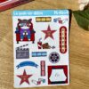 Mini collection Fan de cinema - planche de stickers