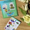 Mini collection Rainy days - planche de stickers et stickers individuels