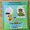 Mini collection Rainy days - set de 3 stickers individuels
