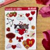 Mini collection Valentine's Day - planche de stickers