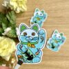 Stickers individuels Maneki Neko Carpes Koï - Collection Asia Mania