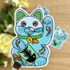 Stickers individuels Maneki Neko Carpes Koï - Collection Asia Mania