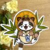 Stickers individuels Tanuki - Collection Asia Mania