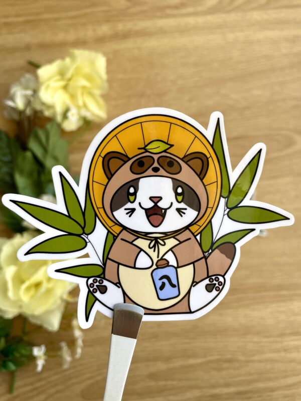 Stickers individuels Tanuki - Collection Asia Mania