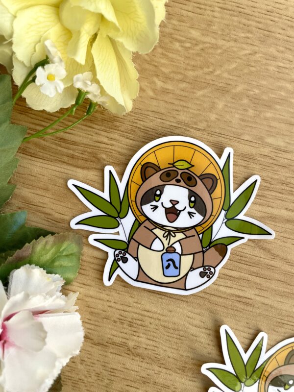 Stickers individuels Tanuki - Collection Asia Mania