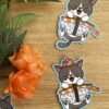 Stickers individuels Sushi Crevette - Collection Asia Mania