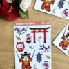 planche de stickers Japan Mania - Collection Asia Mania
