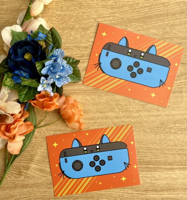Illustration Joy-con bleu Nintendo Switch