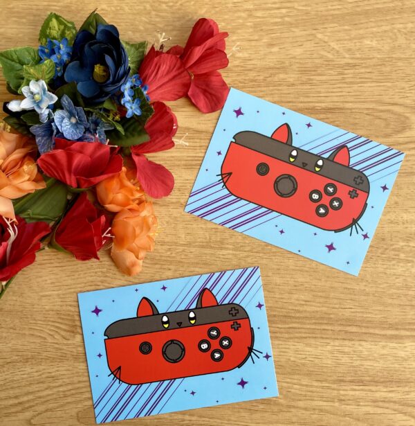 Illustration Joy-con rouge Nintendo Switch