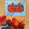 Illustration Joy-con rouge Nintendo Switch