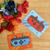 Illustration Joy-con bleu et rouge