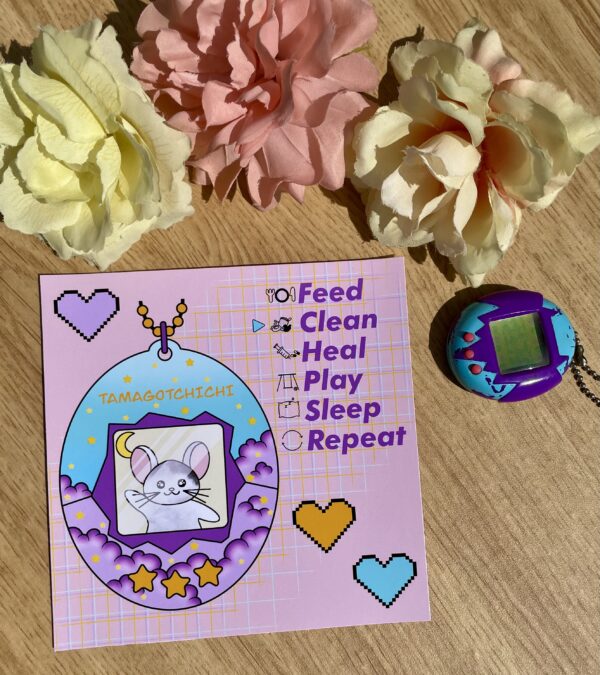 Illustration Nintendo Tamagotchi - Collection Gaming techno