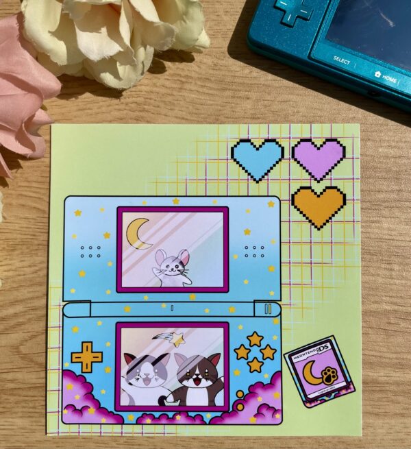 Illustration Nintendo DS - Collection Gaming techno