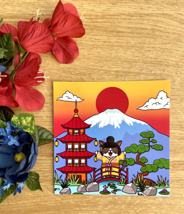 Illustration Japanese garden - Collection Asia Mania