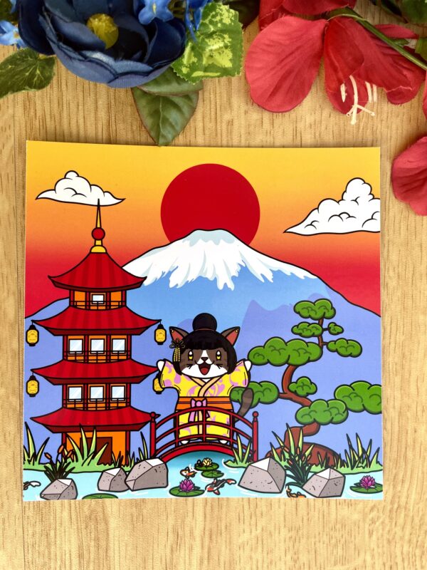 Illustration Japanese garden - Collection Asia Mania