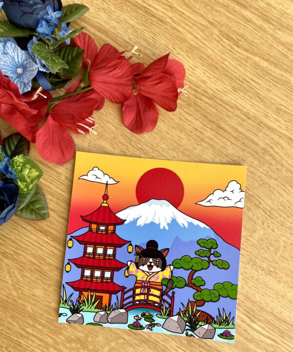 Illustration Japanese garden - Collection Asia Mania