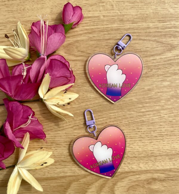 Porte-clés Korean Love - Collection BTS