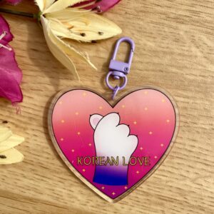 Porte-clés Korean Love - Collection BTS