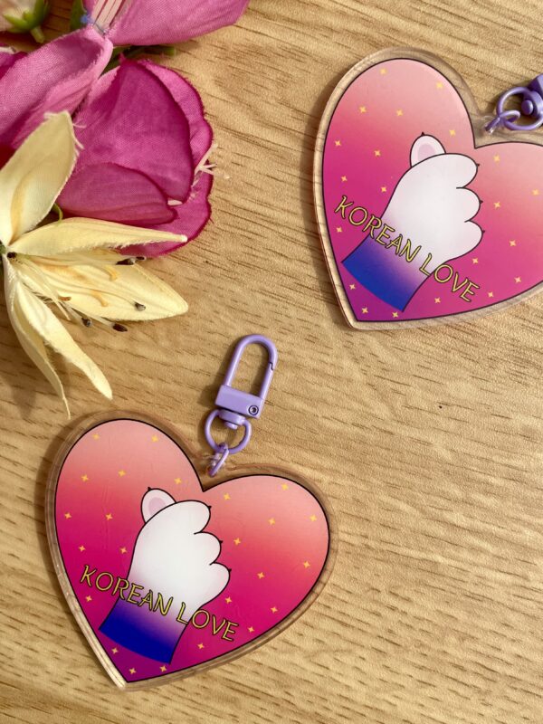 Porte-clés Korean Love - Collection BTS