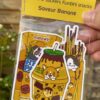 Stickers individuels Konbini snacks / Saveur Banane Chocolat - Collection Asia Mania