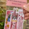 Stickers individuels Konbini snacks / Saveur Litchi - Collection Asia Mania