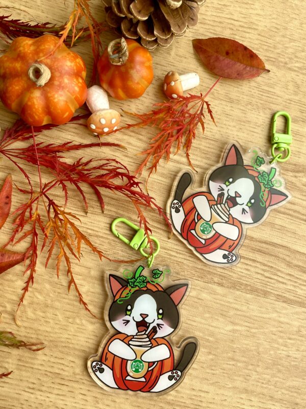 Porte-clés Pumpkin spice latte - Collection Cosy fall