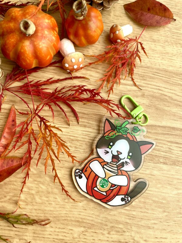 Porte-clés Pumpkin spice latte - Collection Cosy fall