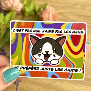 Magnet J'aime pas les gens