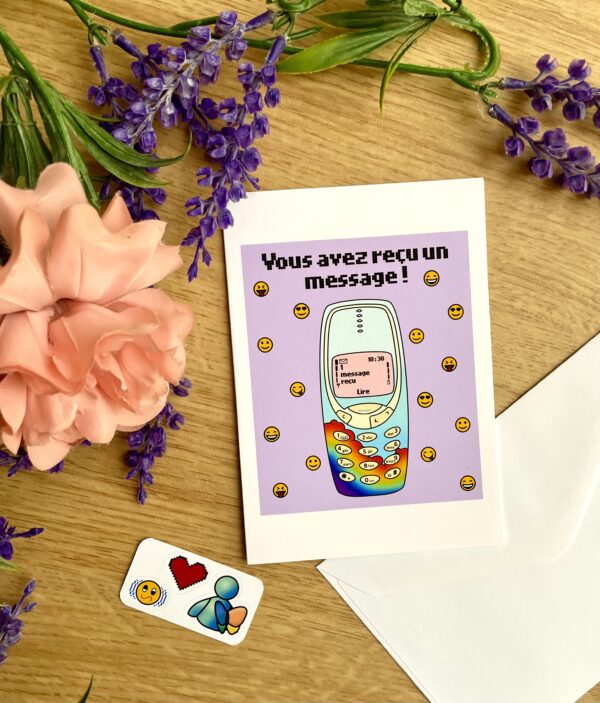 Carte Vous avez un message