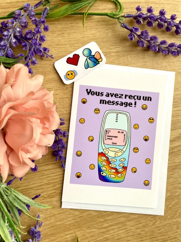 Carte Vous avez un message