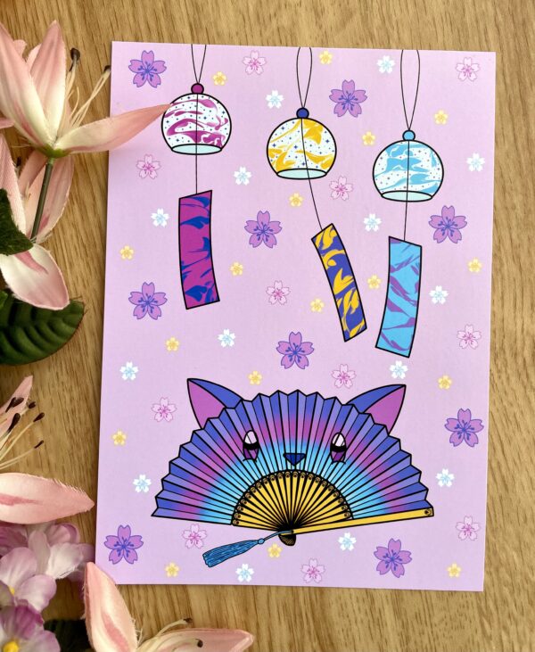 Illustration Cherry blossom - Collection Asia Mania