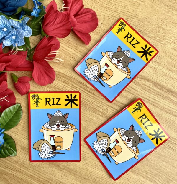 Stickers Epicerie en vrac : Riz