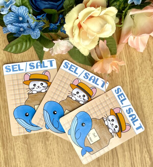 Stickers Epicerie en vrac : Sel