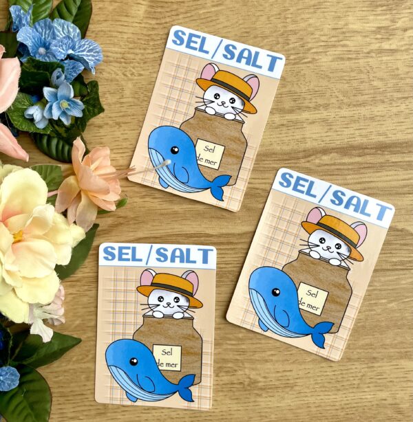 Stickers Epicerie en vrac : Sel