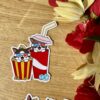 Stickers individuels Ciné snacks - mini collection Fan de cinéma