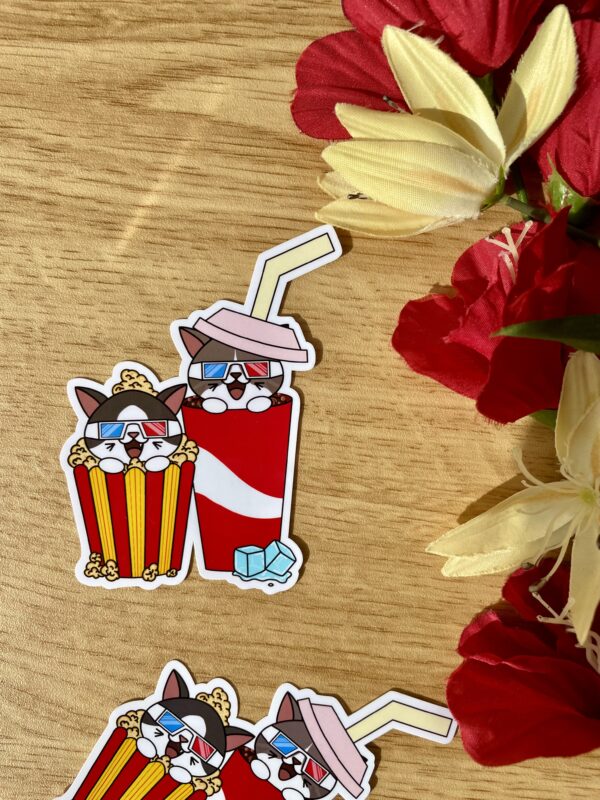 Stickers individuels Ciné snacks - mini collection Fan de cinéma