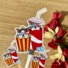 Stickers individuels Ciné snacks - mini collection Fan de cinéma