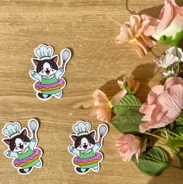 Mini collection La Fabrique à donuts - Stickers individuels Chef Donut