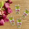 Stickers individuels Bubble Kittea Sakura / Matcha - Collection Pause gourmande