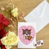 Carte Je t’aime comme le chocolat - Collection Saint-Valentin