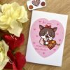 Carte Je t’aime comme le chocolat - Collection Saint-Valentin