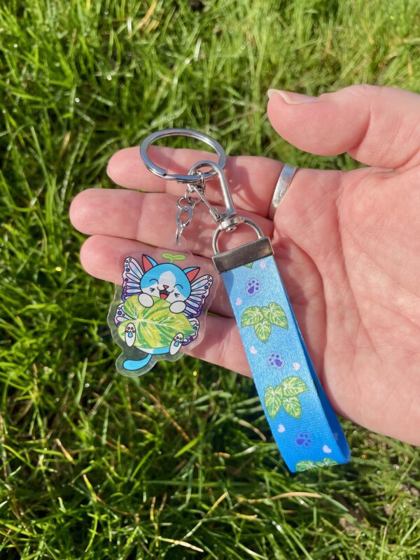 Porte-clés Fée des philodendrons - collection Féerie florale