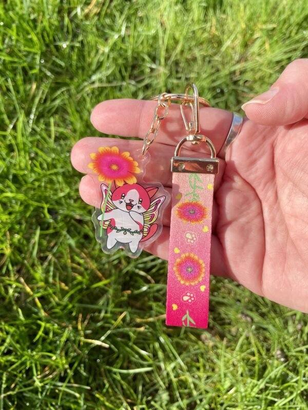 Porte-clés Fée des marguerites du Cap - collection Féerie florale