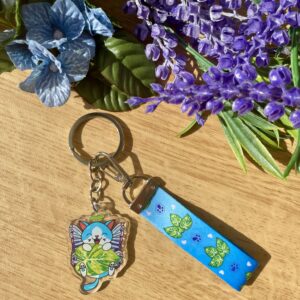 Porte-clés Fée des philodendrons - collection Féerie florale